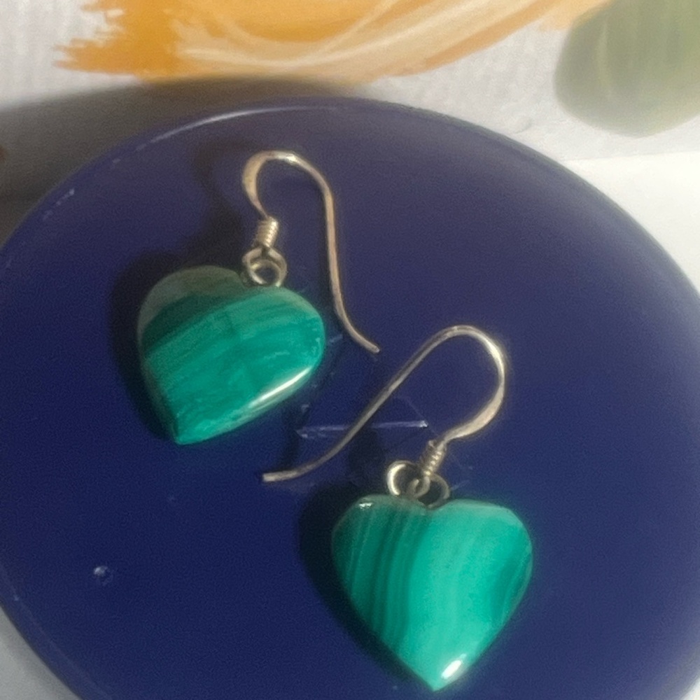 Malachite Earrings